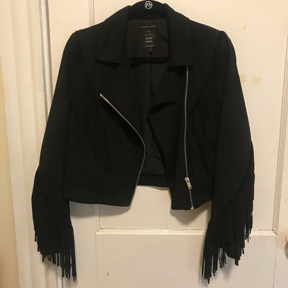 Zara Fringe Jacket